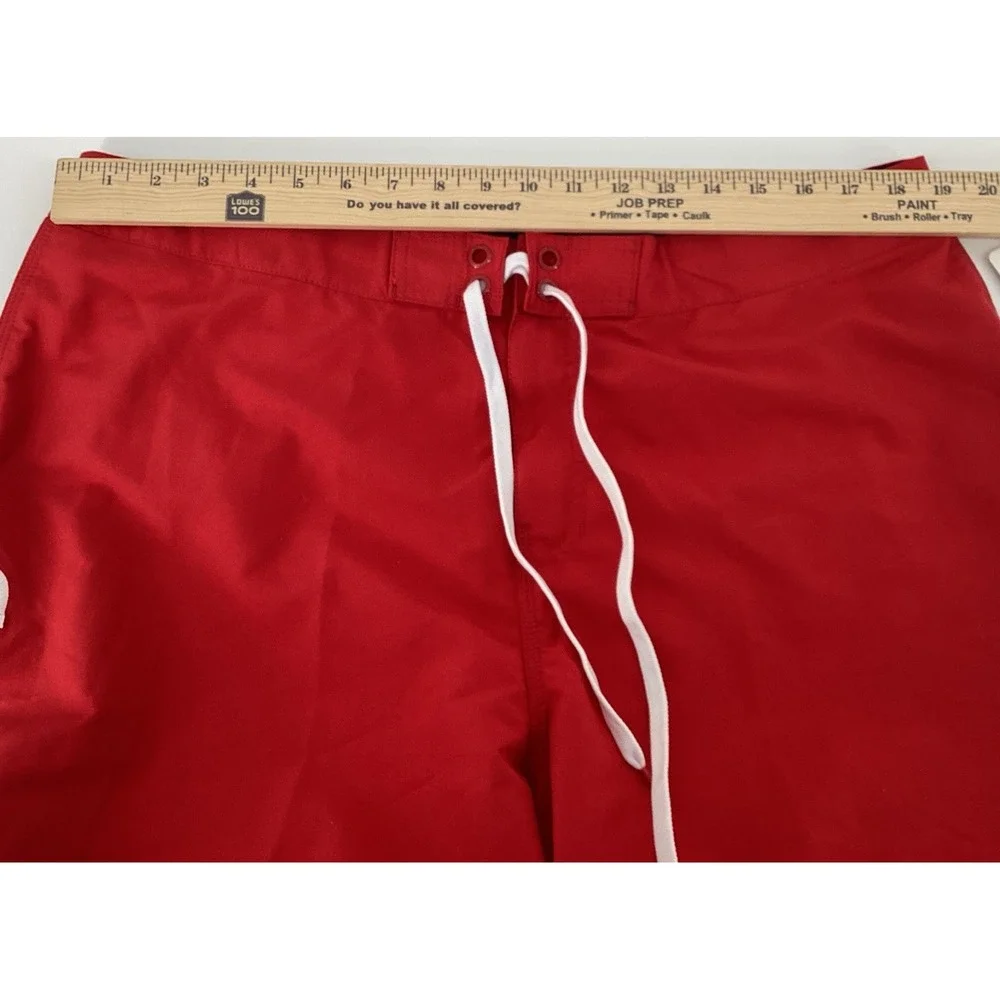 Speedo Men's Swim Trunks Size XLarge Red Performance Shorts